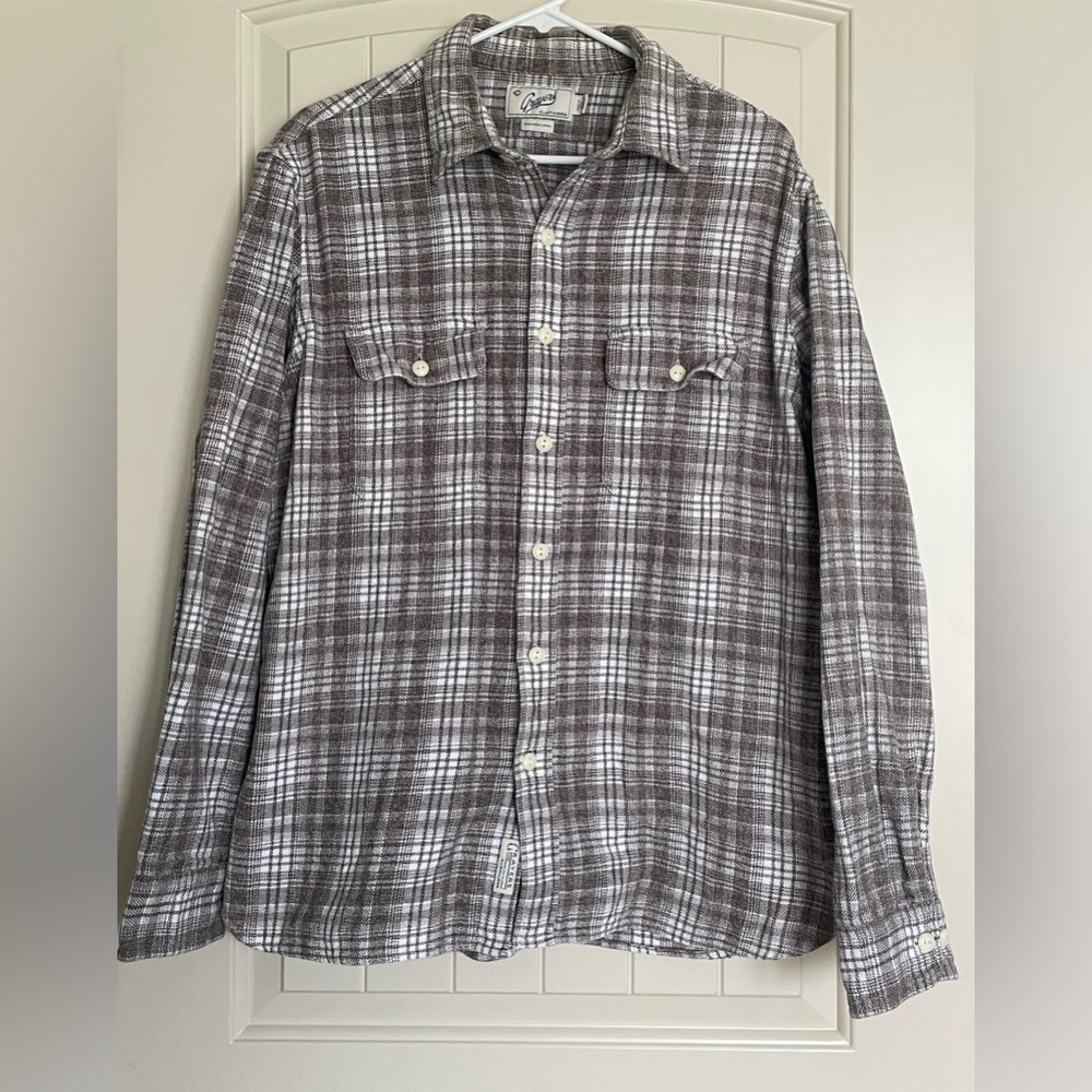 Grayers Brown Plaid Men's Shirt Size XL